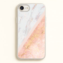 Marble and Rose Gold  - marble Phone Case for iPhone 6 / 7 / 8 / SE