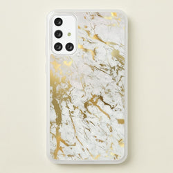 Gold Marble Splatter  - marble Phone Case for Galaxy A71