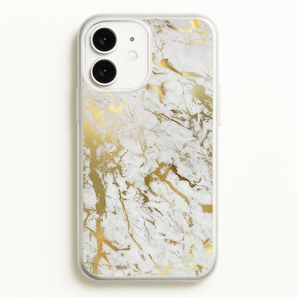 Gold Marble Splatter  - marble Phone Case for iPhone 11