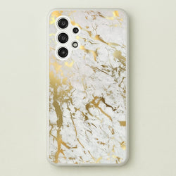 Gold Marble Splatter  - marble Phone Case for Galaxy A13