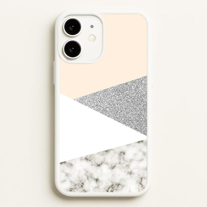 Abstract Marble and Silver Pattern  - marble Phone Case for iPhone 11