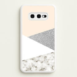 Abstract Marble and Silver Pattern  - marble Phone Case for Galaxy S10e