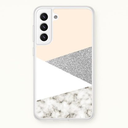 Abstract Marble and Silver Pattern  - marble Phone Case for Galaxy S22 Plus