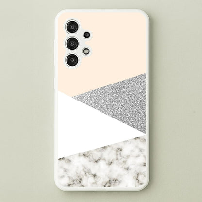 Abstract Marble and Silver Pattern  - marble Phone Case for Galaxy A13