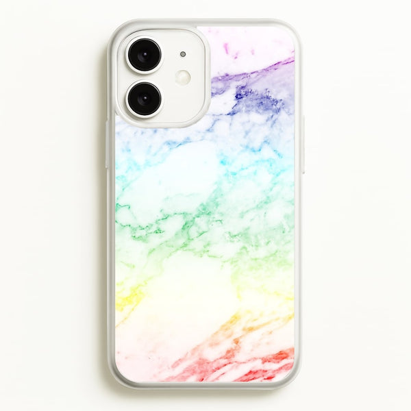 Rainbow Streak Marble Pattern  - marble Phone Case for iPhone 11