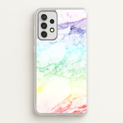 Rainbow Streak Marble Pattern  - marble Phone Case for Galaxy A52 / A52s