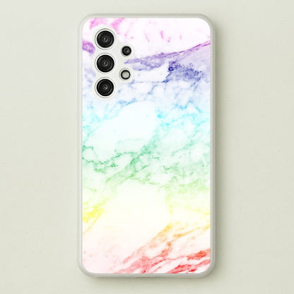 Rainbow Streak Marble Pattern  - marble Phone Case for Galaxy A13