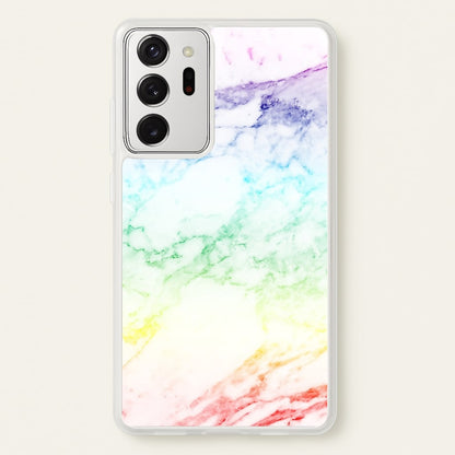 Rainbow Streak Marble Pattern  - marble Phone Case for Galaxy Note 20 Ultra