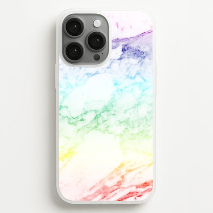 Rainbow Streak Marble Pattern  - marble Phone Case for iPhone 13 Pro Max