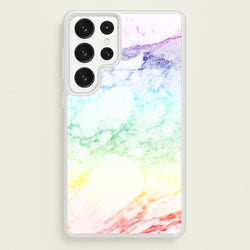 Rainbow Streak Marble Pattern  - marble Phone Case for Galaxy S23 Ultra