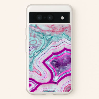 Purple Geode Pattern  - marble Phone Case for Google Pixel 8