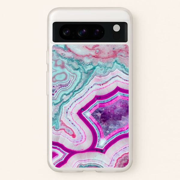 Purple Geode Pattern  - marble Phone Case for Google Pixel 8 Pro