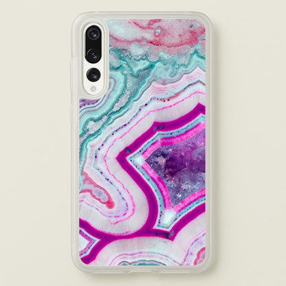 Purple Geode Pattern  - marble Phone Case for Huawei P20 Pro