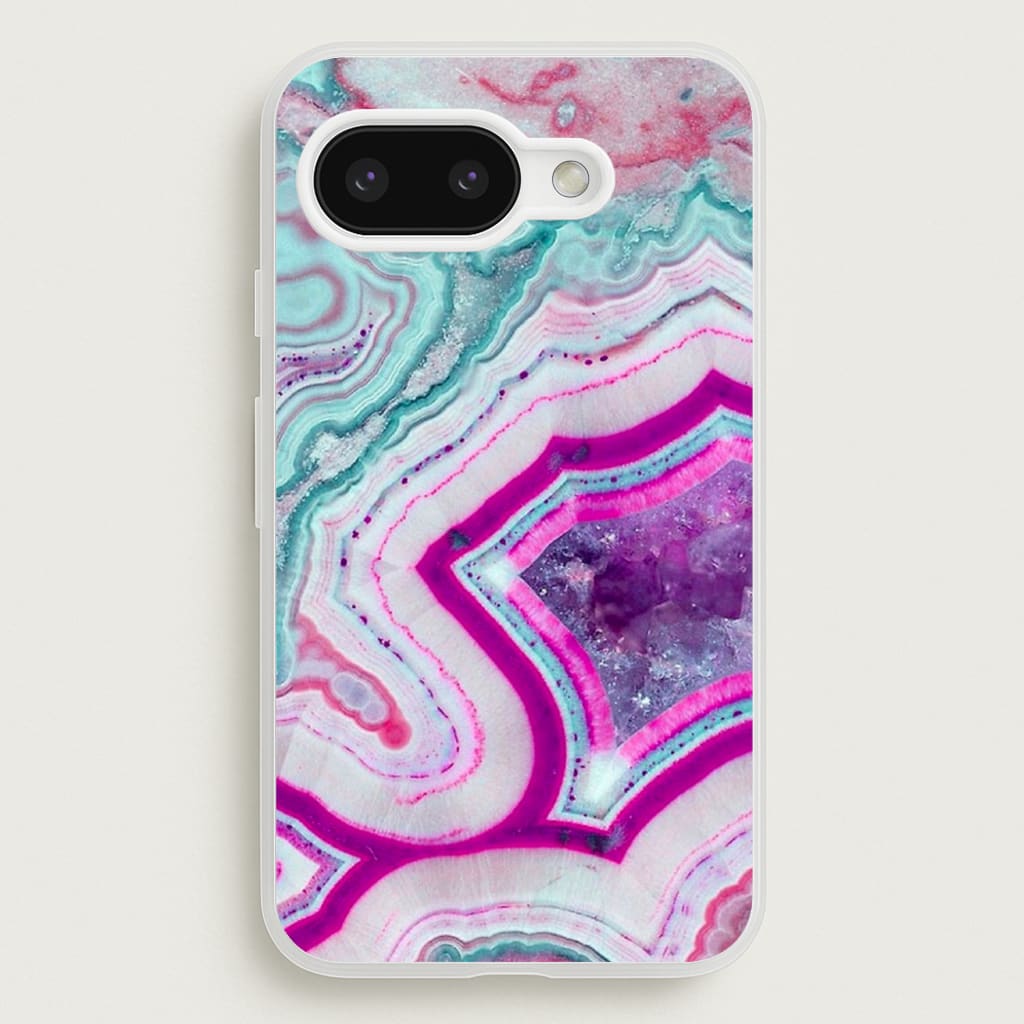 Purple Geode Pattern  - marble Phone Case for Google Pixel 9a