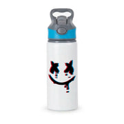 Blue Blur - White Helmet DJ Active Water Bottle 2