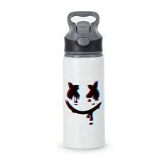 Blue Blur - White Helmet DJ Active Water Bottle