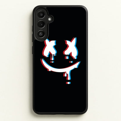 Blue Blur - White Helmet DJ  - Marshmello Phone Case for Galaxy A36