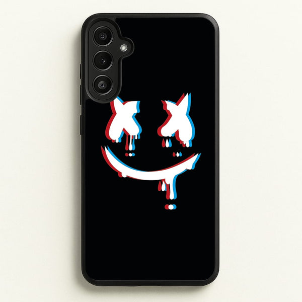 Blue Blur - White Helmet DJ  - Marshmello Phone Case for Galaxy A36