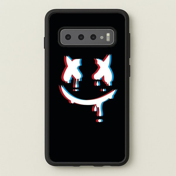 Blue Blur - White Helmet DJ  - Marshmello Phone Case for Galaxy S10