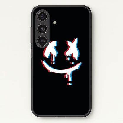 Blue Blur - White Helmet DJ  - Marshmello Phone Case for Galaxy S24