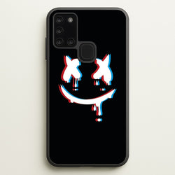 Blue Blur - White Helmet DJ  - Marshmello Phone Case for Galaxy A21s