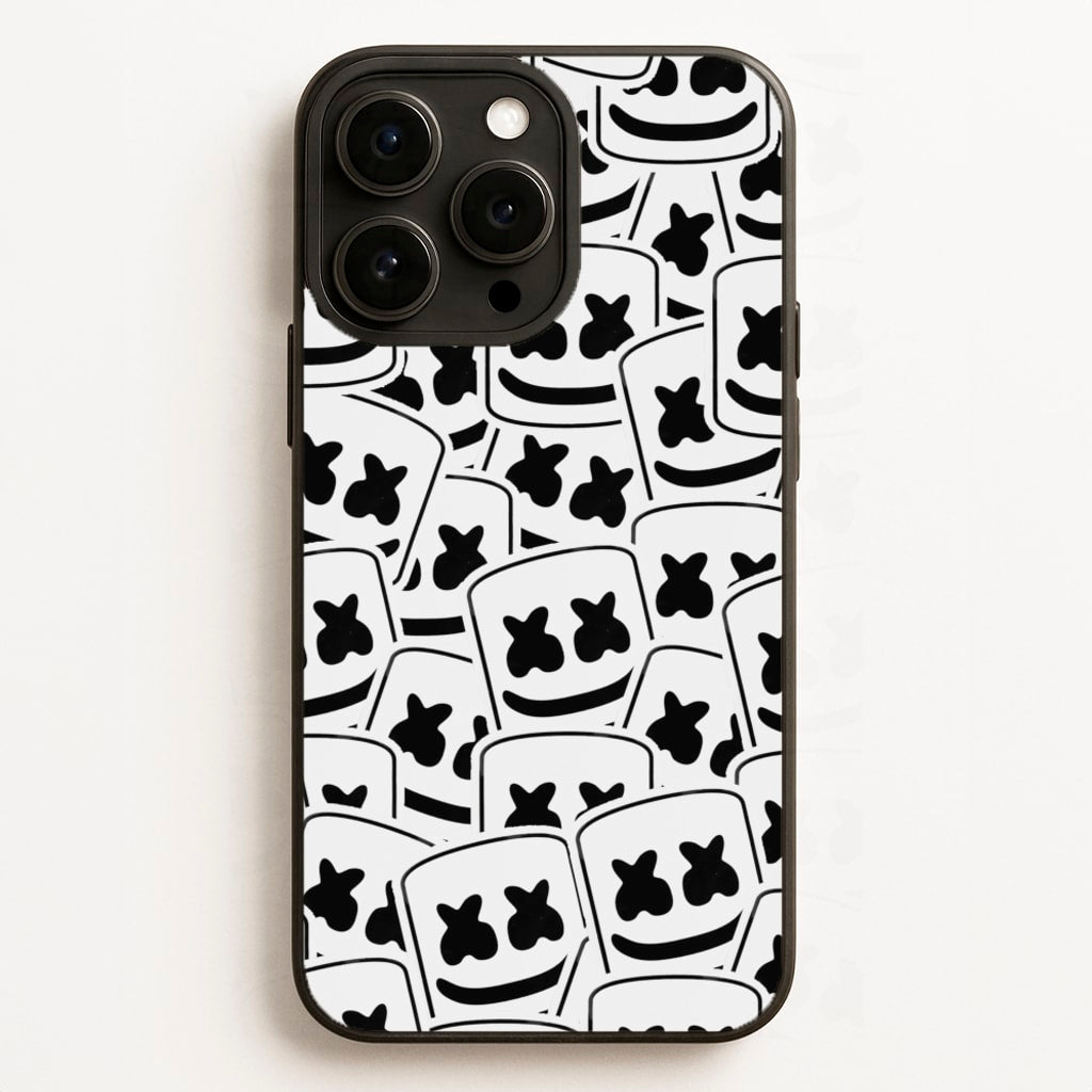 Collage - White Helmet DJ Phone Case