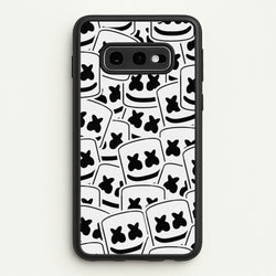 Collage - White Helmet DJ  - Marshmello Phone Case for Galaxy S10e