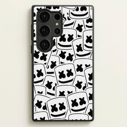 Collage - White Helmet DJ  - Marshmello Phone Case for Galaxy S25 Ultra