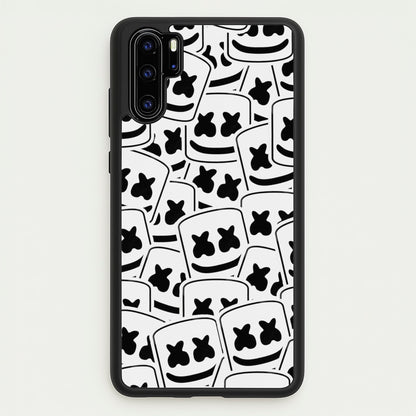 Collage - White Helmet DJ  - Marshmello Phone Case for Huawei P30 Pro