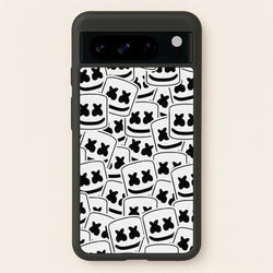 Collage - White Helmet DJ  - Marshmello Phone Case for Google Pixel 8 Pro