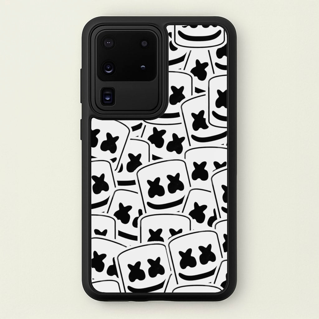 Collage - White Helmet DJ  - Marshmello Phone Case for Galaxy S20 Ultra