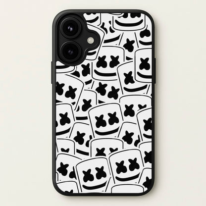 Collage - White Helmet DJ Phone Case for iPhone 17