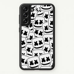 Collage - White Helmet DJ  - Marshmello Phone Case for Galaxy S22 Plus