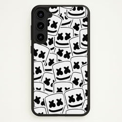 Collage - White Helmet DJ  - Marshmello Phone Case for Galaxy S23