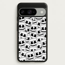 Collage - White Helmet DJ Phone Case for Google Pixel 10 / 10 Pro