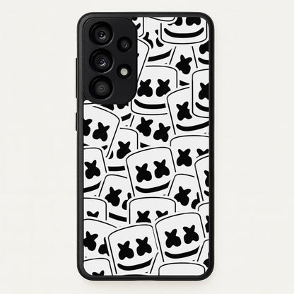 Collage - White Helmet DJ  - Marshmello Phone Case for Galaxy A33