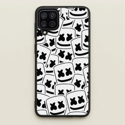 Collage - White Helmet DJ  - Marshmello Phone Case for Galaxy A12