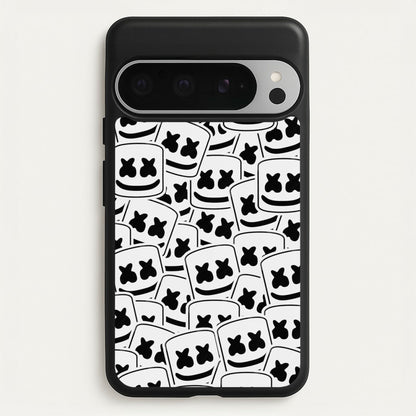 Collage - White Helmet DJ  - Marshmello Phone Case for Google Pixel 9 Pro XL