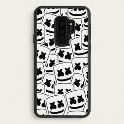 Collage - White Helmet DJ  - Marshmello Phone Case for Galaxy S9 Plus