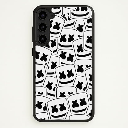 Collage - White Helmet DJ  - Marshmello Phone Case for Galaxy S23 Plus