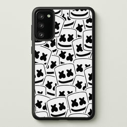 Collage - White Helmet DJ  - Marshmello Phone Case for Galaxy S20