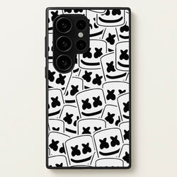 Collage - White Helmet DJ  - Marshmello Phone Case for Galaxy S24 Ultra