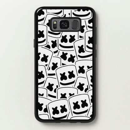 Collage - White Helmet DJ  - Marshmello Phone Case for Galaxy S8 Plus
