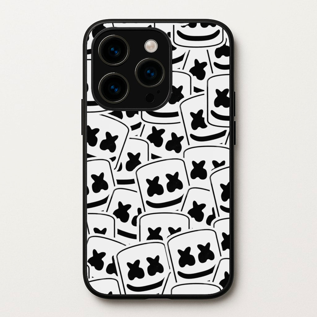 Collage - White Helmet DJ  - Marshmello Phone Case for iPhone 15 Pro Max