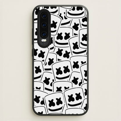 Collage - White Helmet DJ  - Marshmello Phone Case for Huawei P30