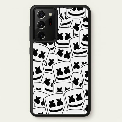 Collage - White Helmet DJ  - Marshmello Phone Case for Galaxy Note 20 Ultra