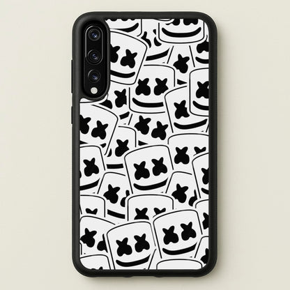 Collage - White Helmet DJ  - Marshmello Phone Case for Huawei P20 Pro