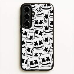 Collage - White Helmet DJ  - Marshmello Phone Case for Galaxy A56