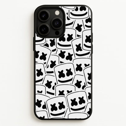 Collage - White Helmet DJ  - Marshmello Phone Case for iPhone 13 Pro Max