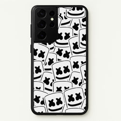 Collage - White Helmet DJ  - Marshmello Phone Case for Galaxy S21 Ultra